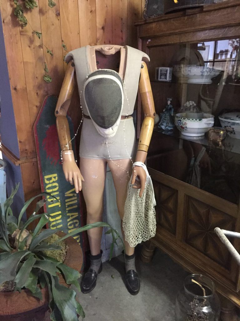 Etalage pop, merk P. Imans, brocante paspop VERKOCHT