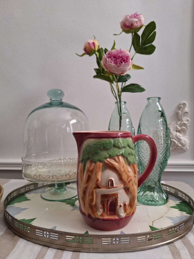 Nieuw: Barbotine waterkannetje, kleurrijk